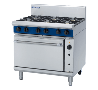 Blue Seal G56D 6 Burner Gas Range with Gas Convection Oven