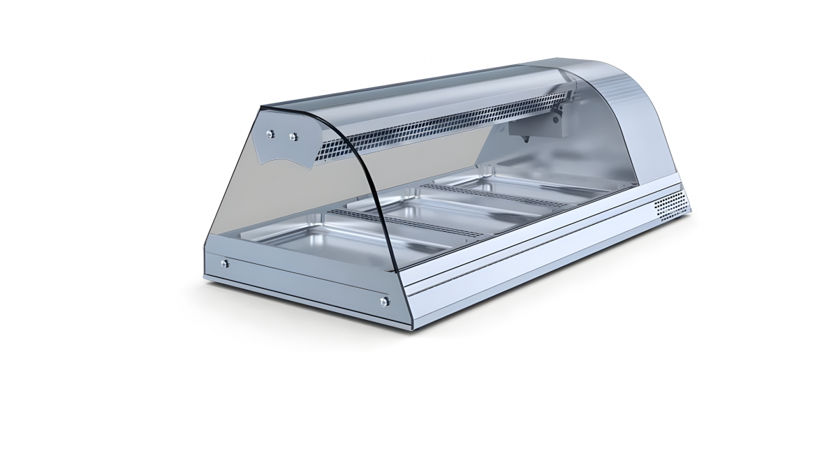 Igloo COLD3 3 GN Curved Glass Refrigerated Display