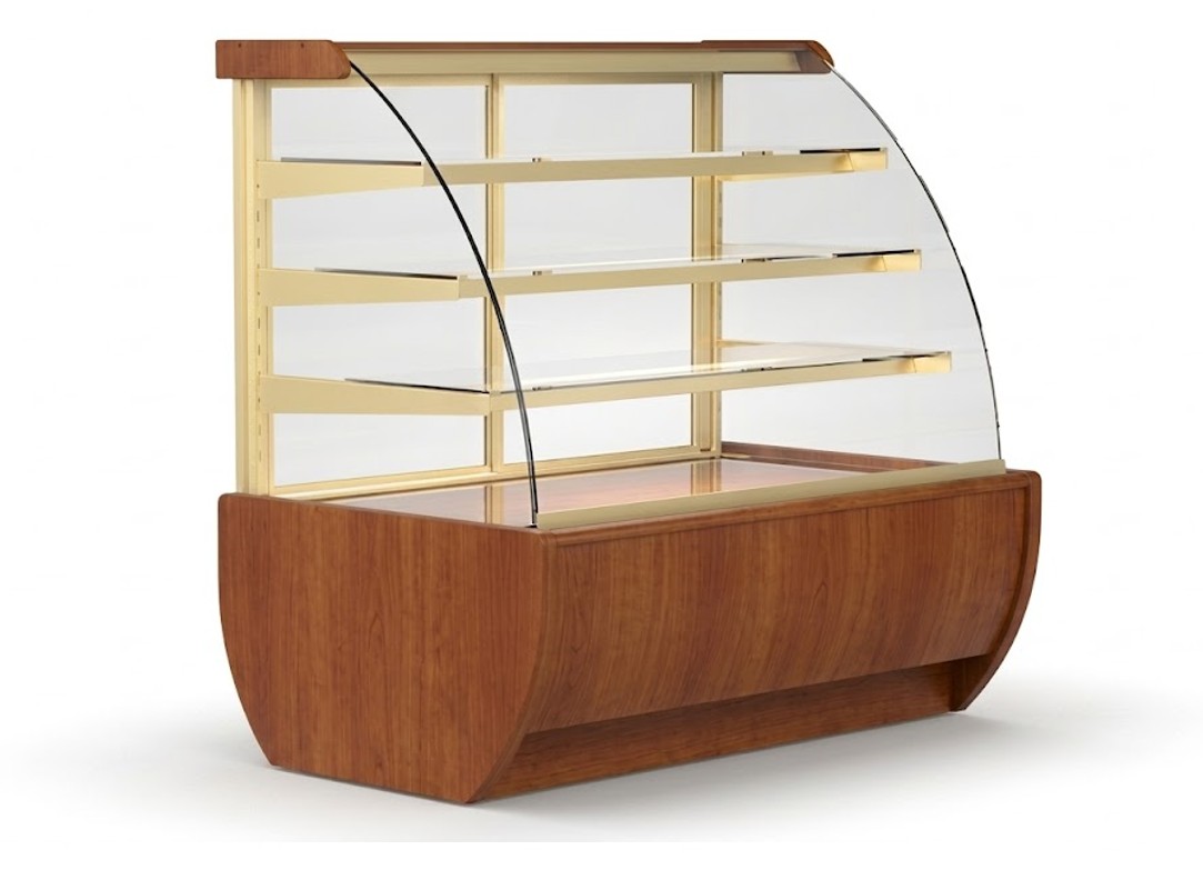 Igloo JA130HW Jamaica Wood Heated Patisserie Display
