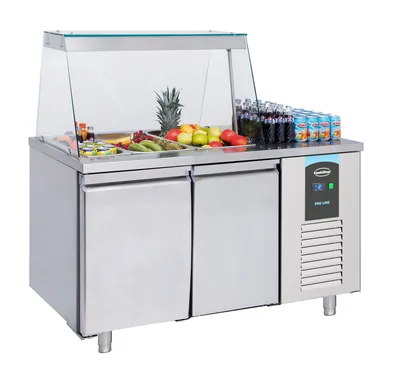 CombiSteel 7489.5150 Saladette 2 Doors 3 × 1/1 GN Container