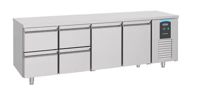 CombiSteel 7489.5535 700 Refrigerated Counter 2 Doors 4 Drawers Energy Line
