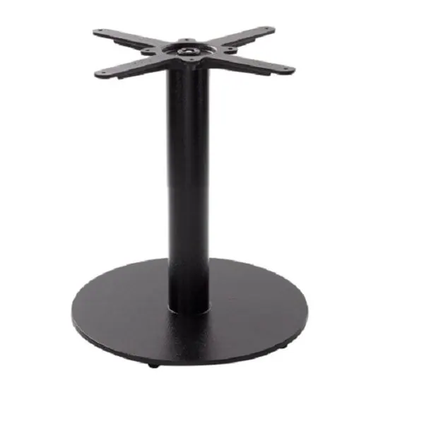 Breva Medium Round Table Bases in Black or Colours - Coffee