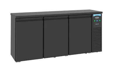 CombiSteel 7489.5275 Bar Cooler Black 3 Doors