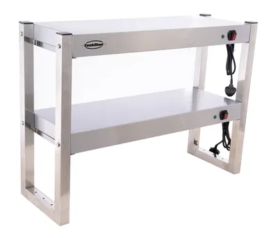 CombiSteel 7539.0045 Overshelf Halogen Heated 2 Levels 900 Flat Packed