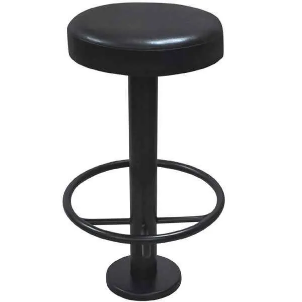 Awill Bolt Down / Floor Fix Bar Stools - Black
