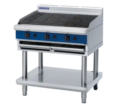 Blue Seal G596-LS 900mm Gas Chargrill with Leg Stand
