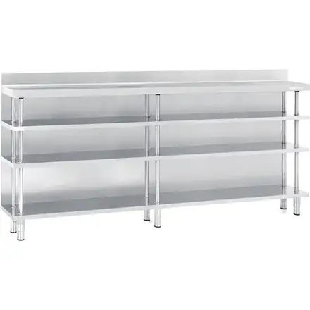 Infrico ME60-2500 2452mm Wide Back Bar Shelving