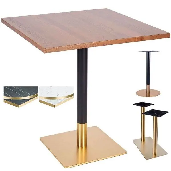 Vintage Brass Dining / Bar Tables - See Sizes & Colours