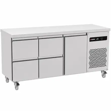 Inomak PNRPT229/PTL 429L Four Drawers Single Door Gastronorm Counter Refrigerator