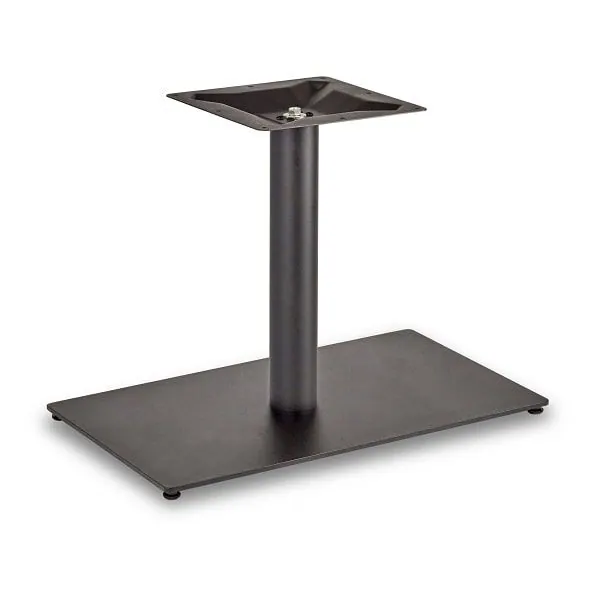 Profile Black Rectangle Table Base - Rnd Column - Coffee or Lounge