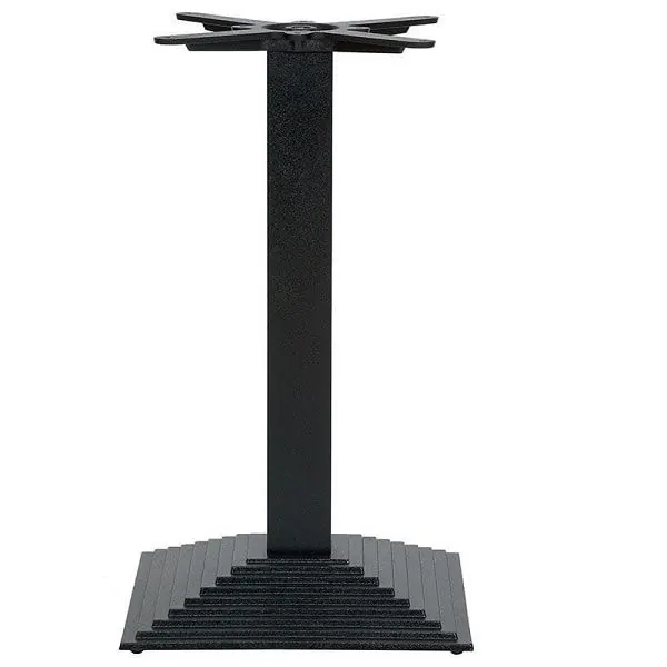 Denton Square Pedestal Dining Table Bases in Black