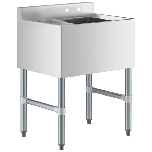 BS1T24L 1 Bowl Sink with Left Drainer – 609 × 476 mm