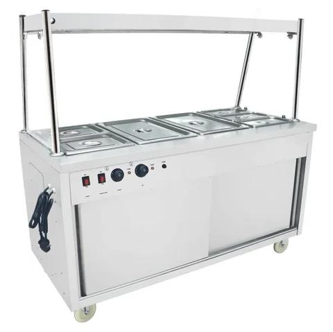 Artikcold MA180-5GN Bain Marie Trolley with Heated Base