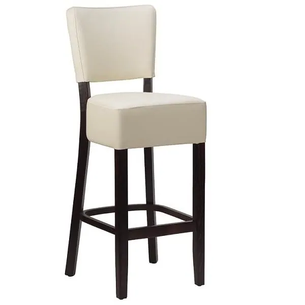 Alto IW Barstool / High Chair - Ivory / Wenge