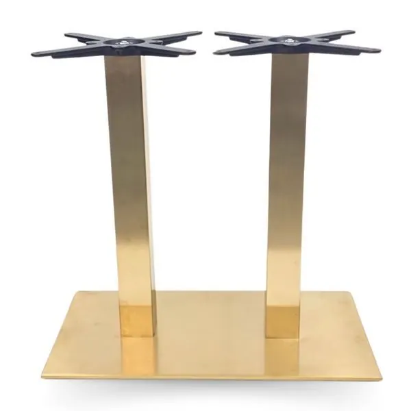 Cava Twin Champagne Gold Table Bases - See Heights