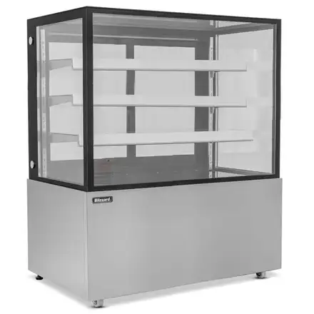 Blizzard RFG15-3 1.5m Triple Tier Refrigerated Flat Glass Display Unit