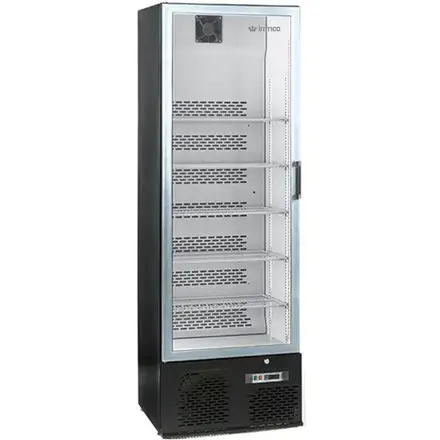 Infrico ZXS10 Upright Single Hinged Glass Door Bottle Cooler