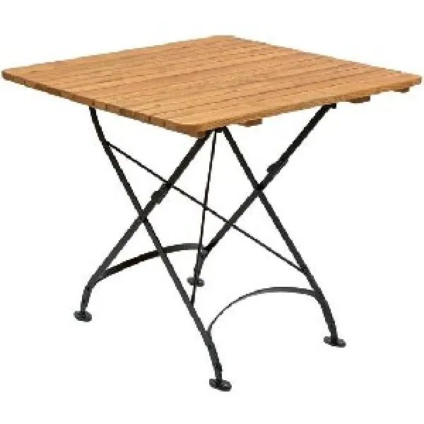 Parade Folding Outdoor Tables - FSC® Robinia 600x600mm Square
