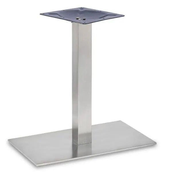Profile Brushed Steel Dining Table Bases - Rectangle