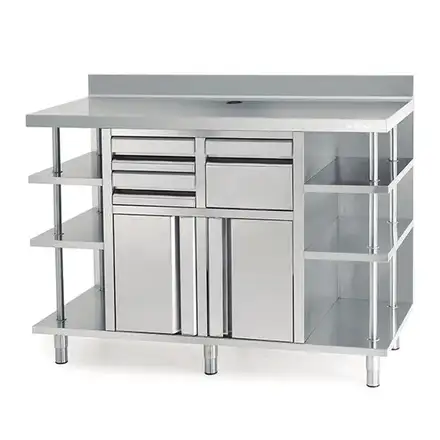 Infrico MCAF2500 2452mm Wide Back Bar Coffee Storage Unit