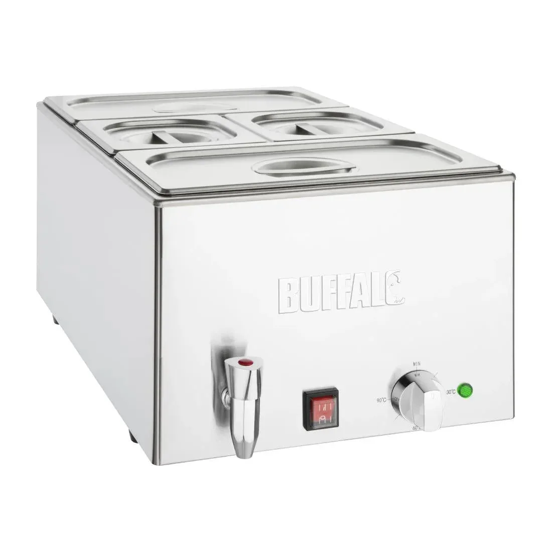 Buffalo Bain Marie with Tap and Trays