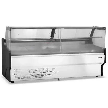 Blizzard BFG200WHV2 2m Flat Glass Serve Over Counter