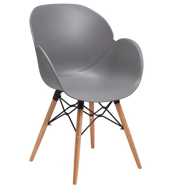 Shoreditch Beech Leg Arm Chair - See Colours - K Frame