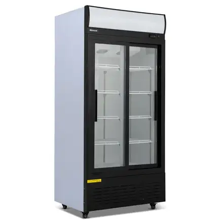 Blizzard GD630SL 630L Double Sliding Glass Door Display Merchandiser