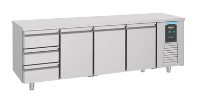 CombiSteel 7489.5560 700 Refrigerated Counter 3 Doors 3 Drawers Energy Line