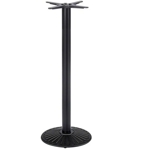 SK1 Crewe Round Small Counter Table Base - Black Cast Iron