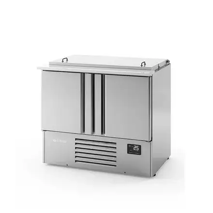 Infrico ME1000BAN Compact Double Door Refrigerated Saladette