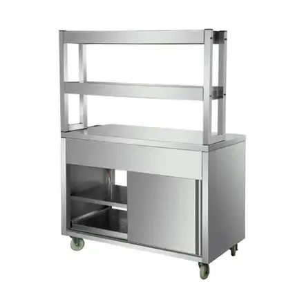 Heated Display Hot Cupboard & Gantry – 150cm (Pass-Through)