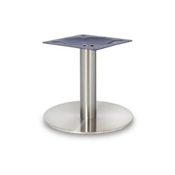 Profile Brushed Steel Coffee Table Bases - Small Round
