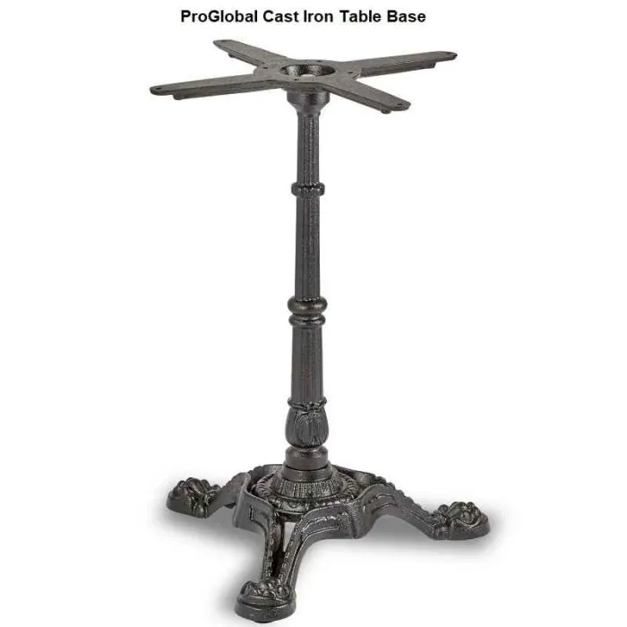 Bistro XL 3 Leg Ornate Cast Iron Table Bases - Dining