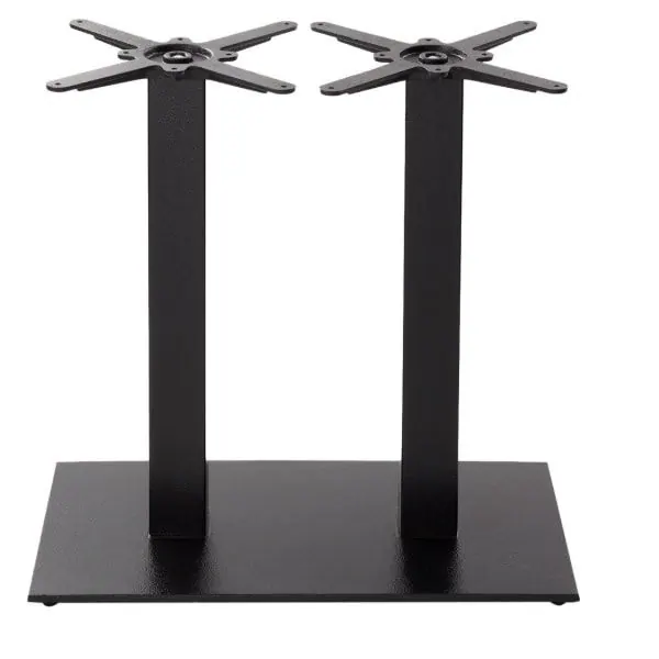 Mocha Twin Dining Table Base in Black or Colours
