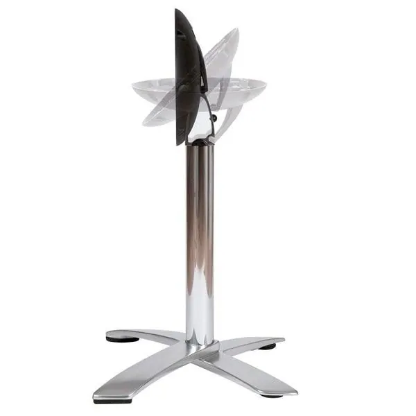 Zebie Deluxe TB Fliptop Dining Table Bases - Aluminium or Black