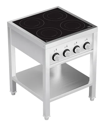 CombiSteel 7505.0035 Induction Stove 4 Hobs with Open Frame