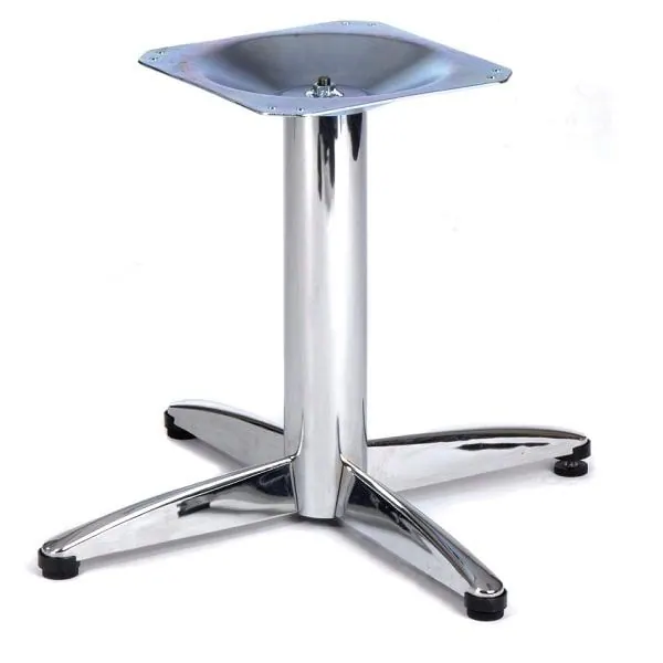 Lincoln Small Chrome Table Base at 430mm Height - Max 700mm Tops
