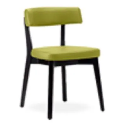 Nico Restaurant Chairs - Lime Green Seat / Black Frame
