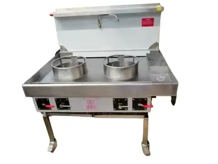 SW Cookers 2 Burner Chinese Wok Cooker — One Line