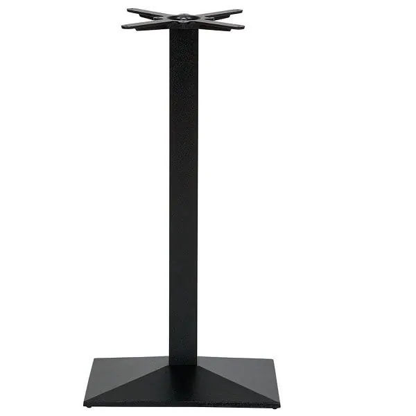 Newton Black Bar Table Bases - Pyramid Rectangle