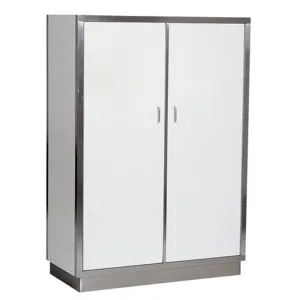 CombiSteel 7003.0703 Stainless Steel Porseline Closet 3 Doors 5 Levels 1880