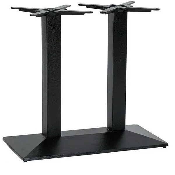 Newton Pyramid Twin Black Dining Table Bases