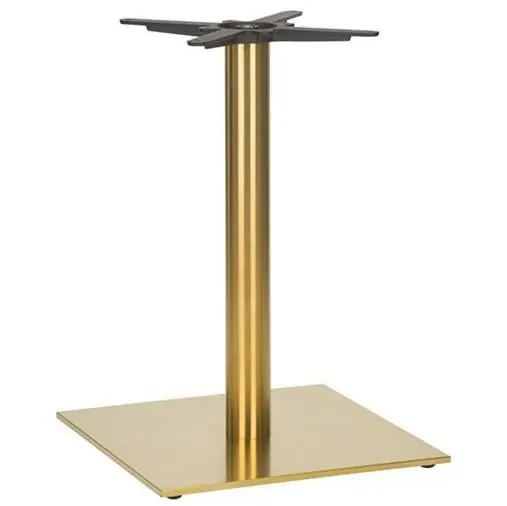 Midas Brass Large Square Table Base - Height Options