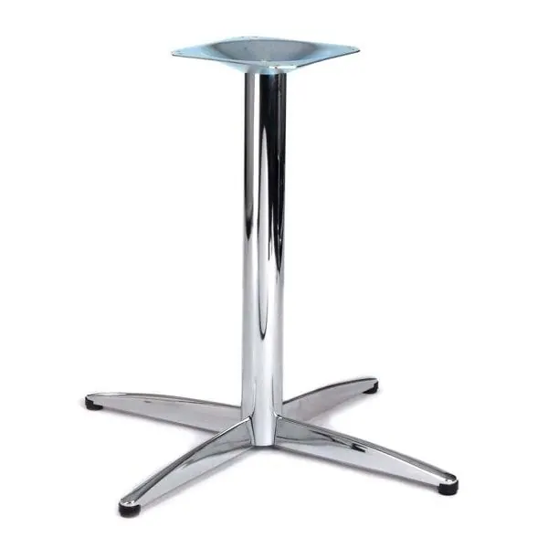Lincoln Chrome Table Legs 730mm Height - Max. 900mm Square Tops
