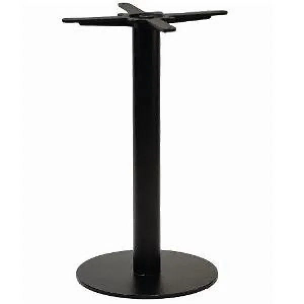 Breva Small Round Table Bases in Black - Dining