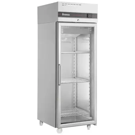Inomak CBP172CR Upright Single Hinged Glass Door Heavy Duty Freezer