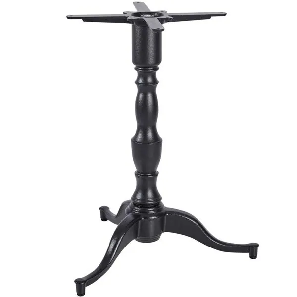 Queen Anne 580 - 3 Leg Cast Iron Table Pedestal Legs - Dining or Bar
