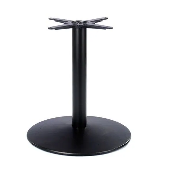 Black TB-22 Coffee Height Medium Table Base Only