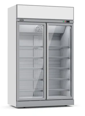 CombiSteel 7455.2420 Freezer 2 Glass Doors INS-1000F